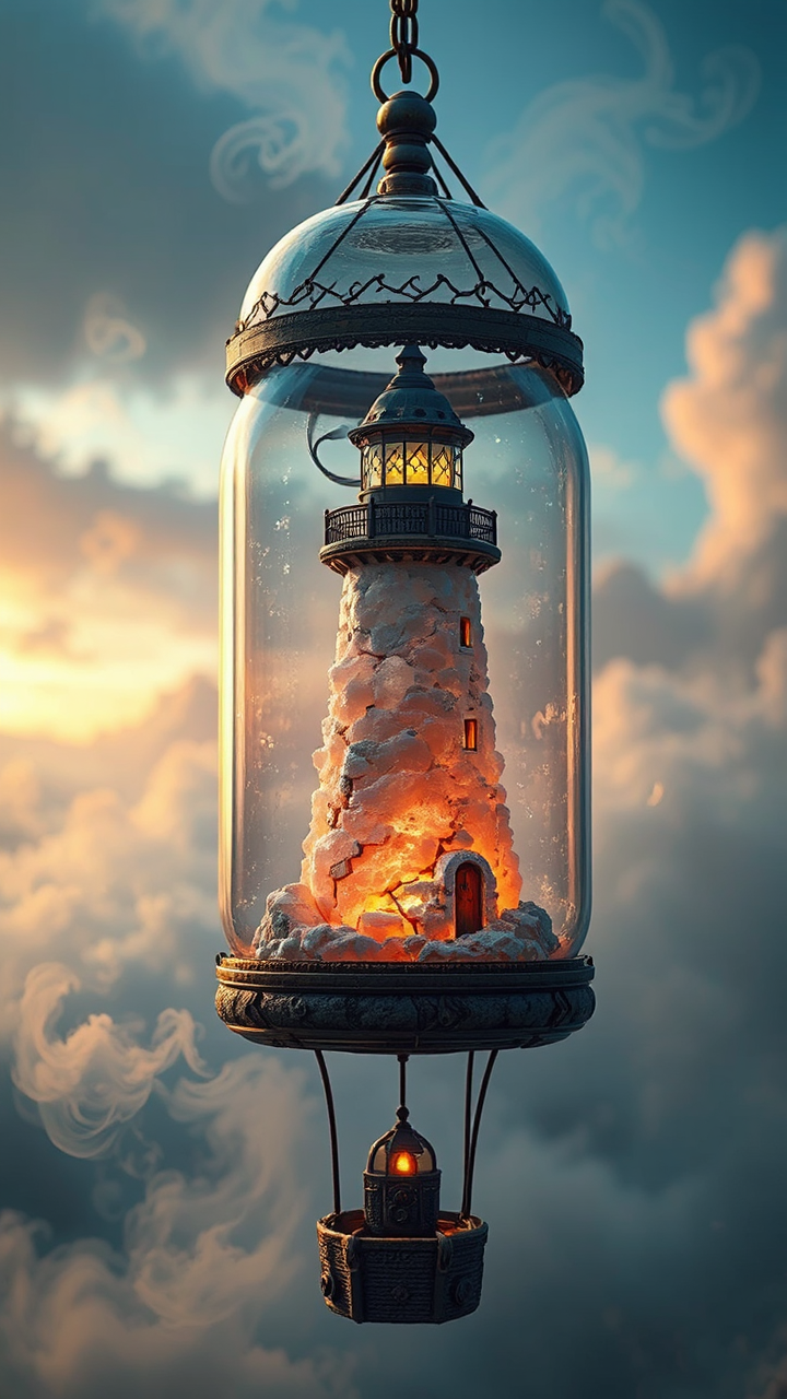 Himalayan rock salt lamp