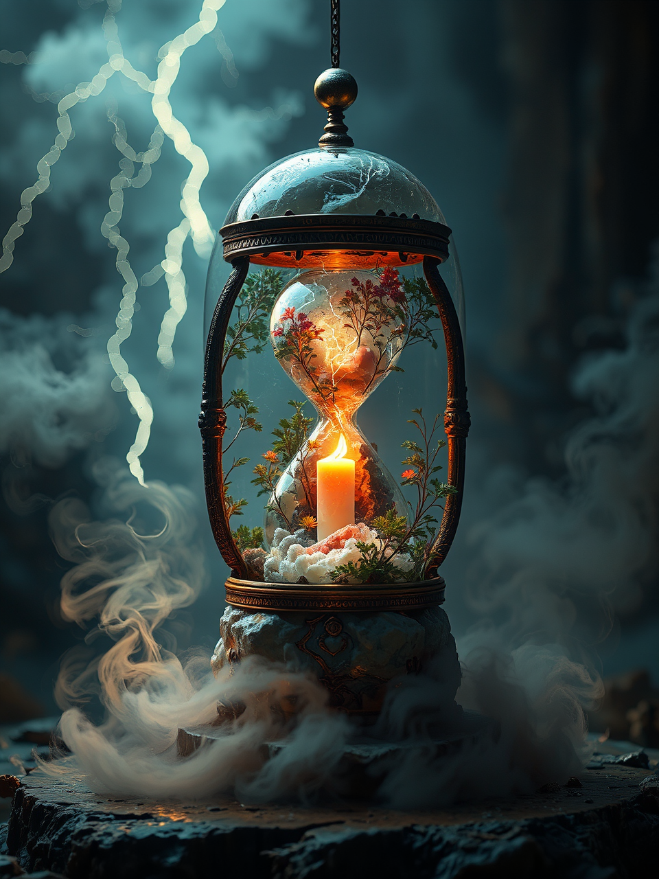 A steampunk planisphere in