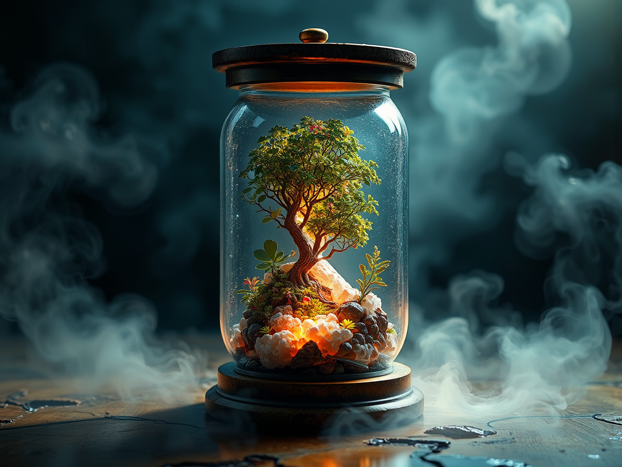 Botanical garden in a