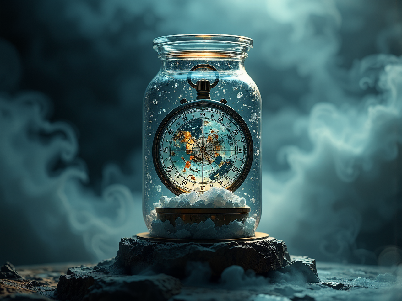 Cosmic timepiece in a