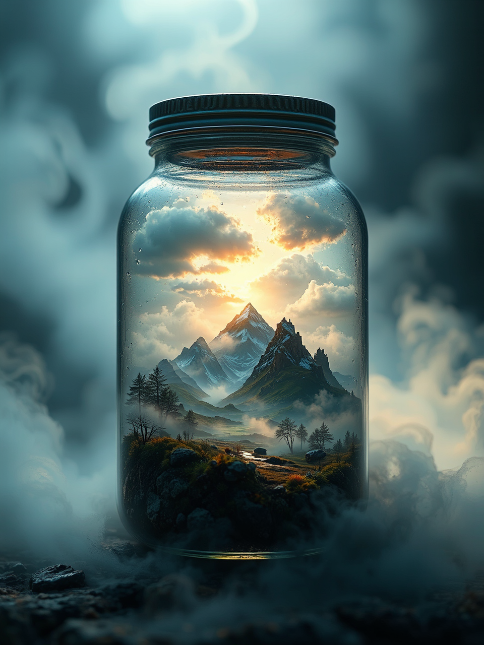 Scottish landscape in a