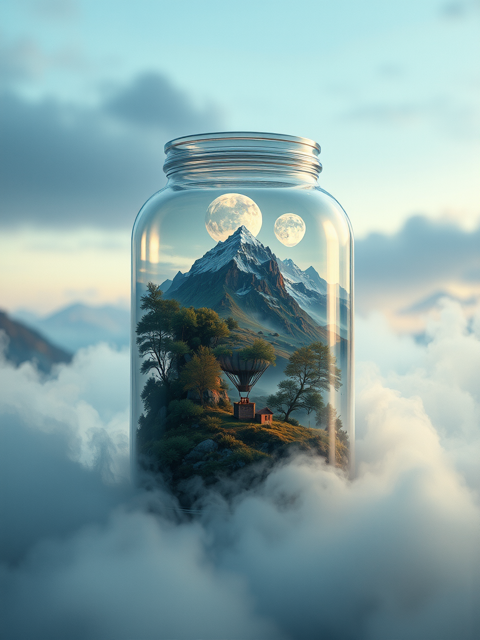 Scottish landscape in a