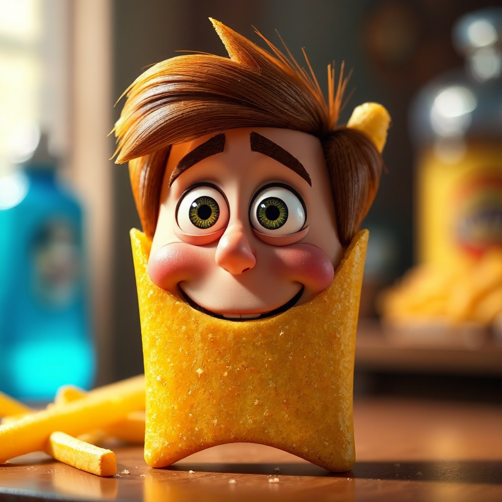 A French fry resembling