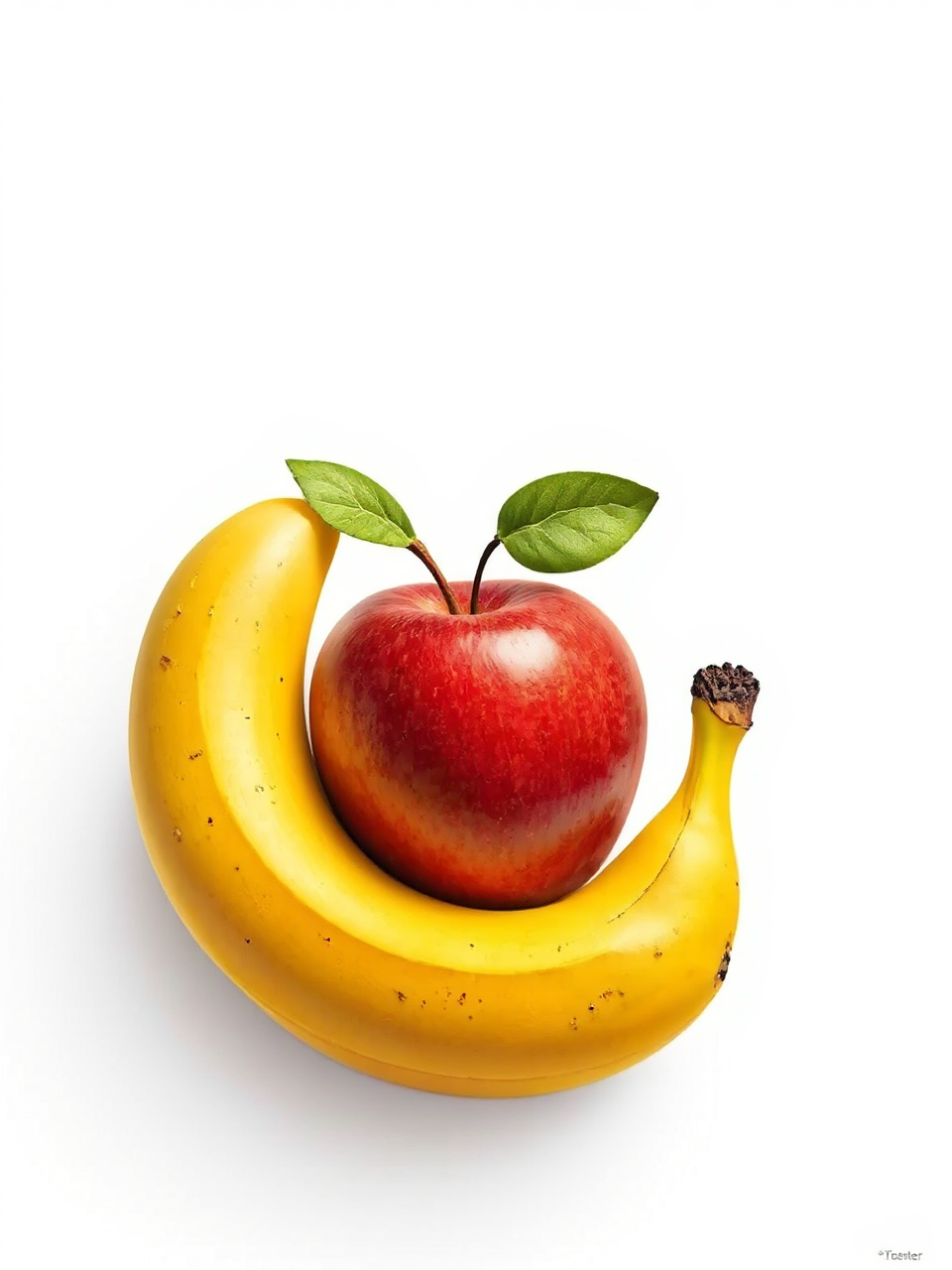 Apple-banana slice or wedge