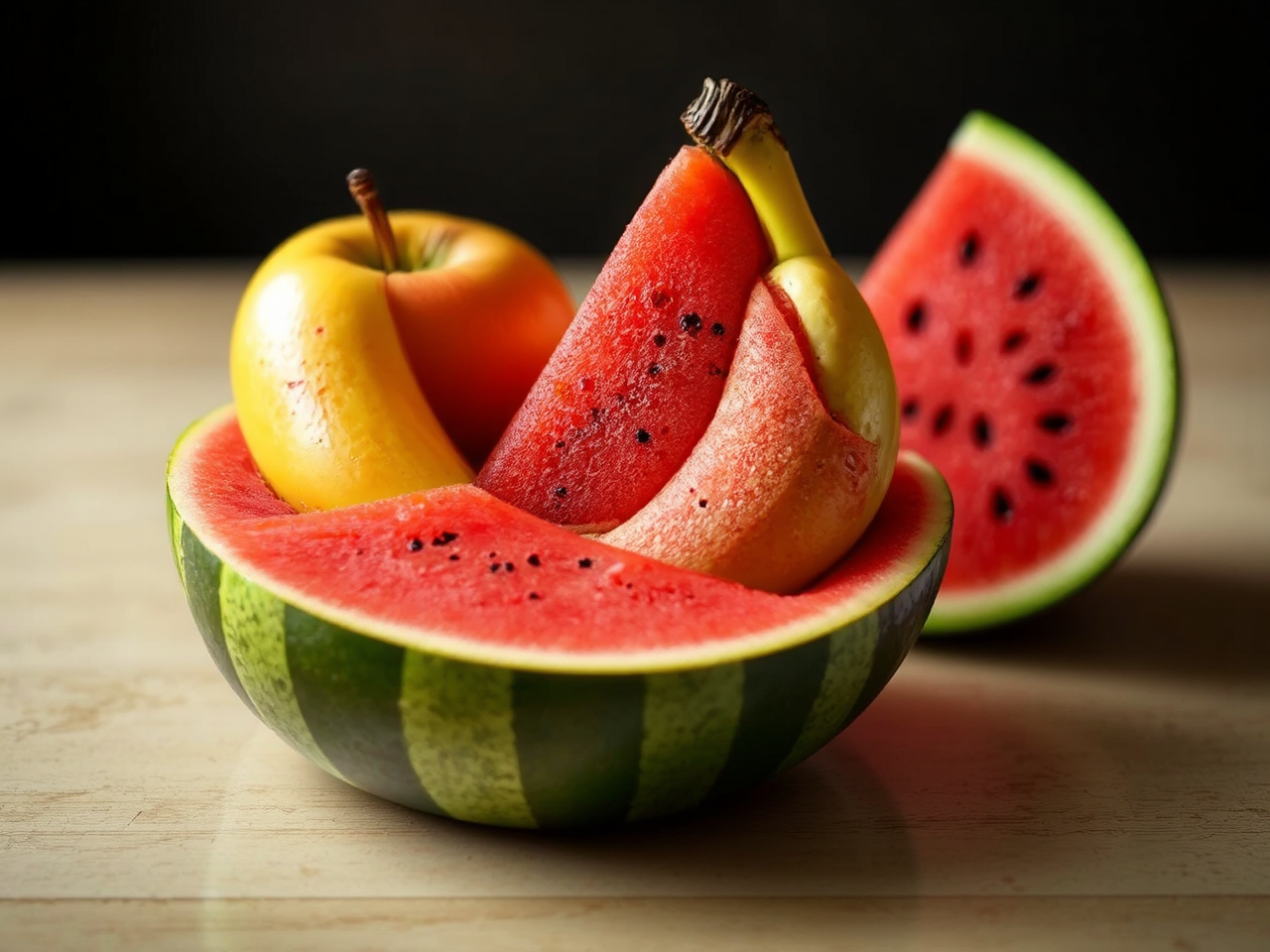 Fruit combination on a