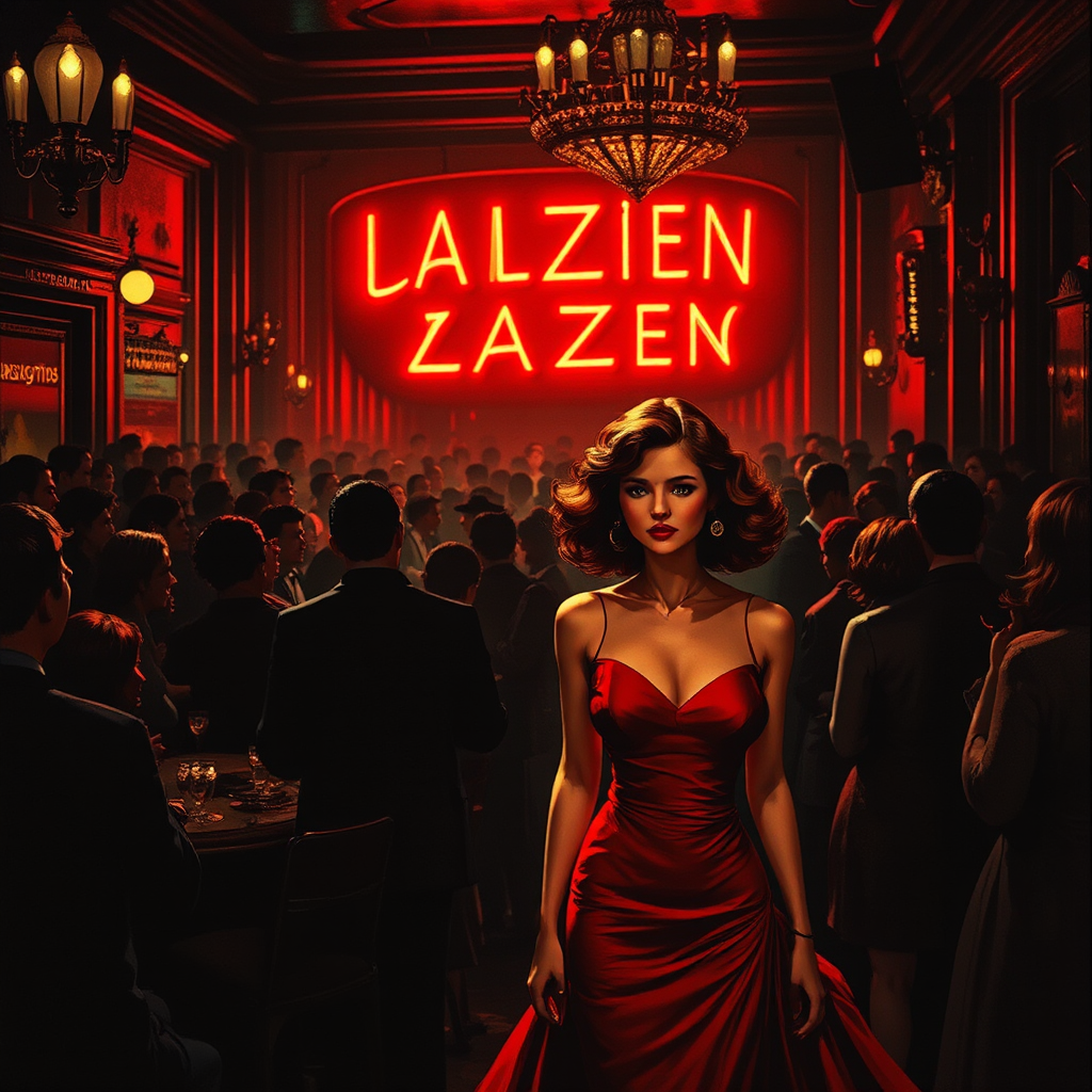 Film noir setting with