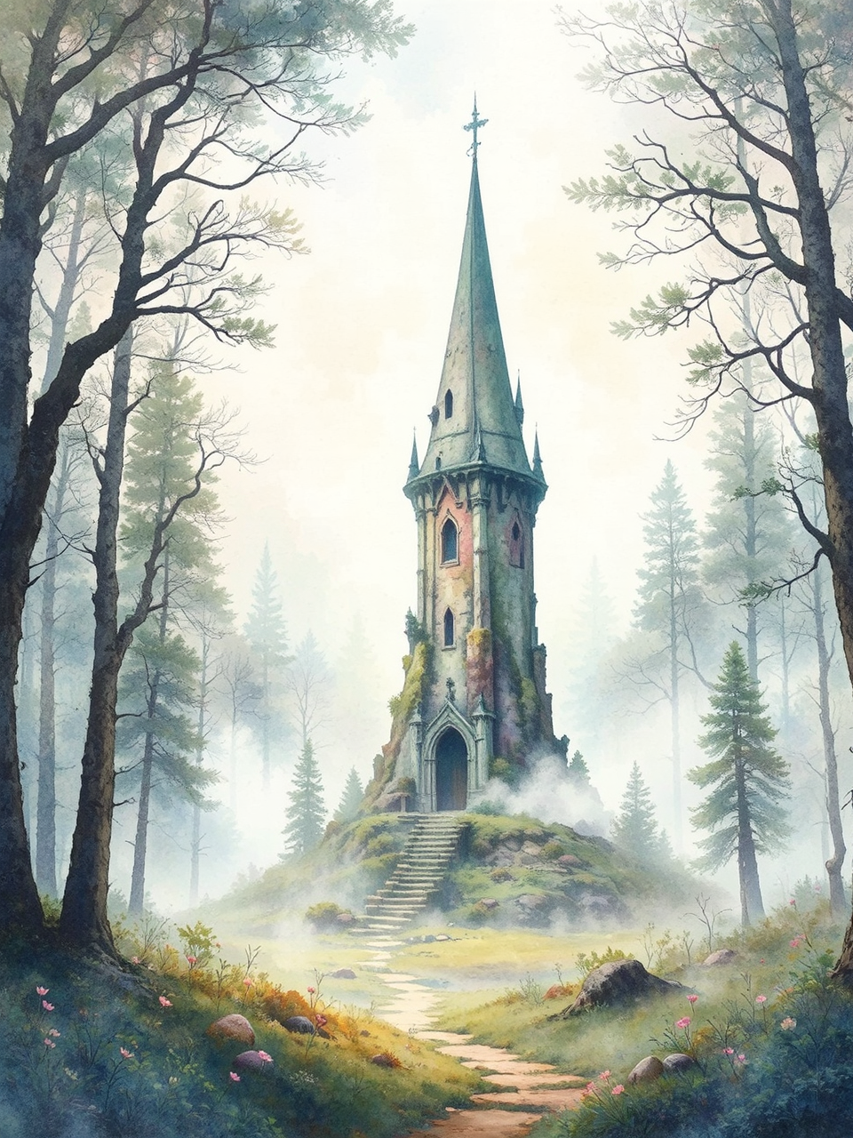 Ancient wizard's tower in