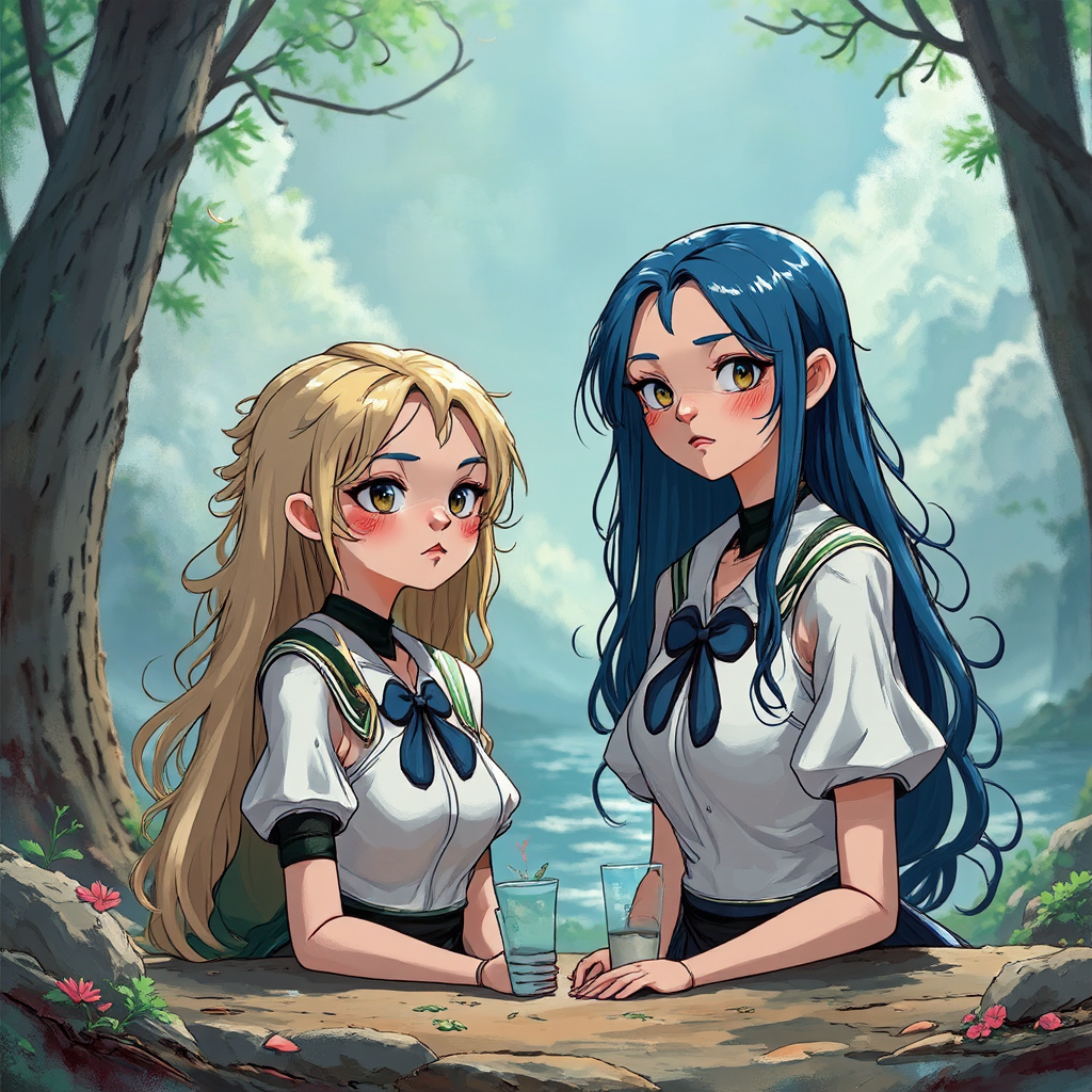 Two people are shown