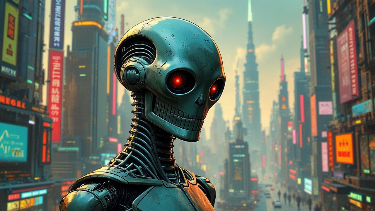 Bender in a futuristic