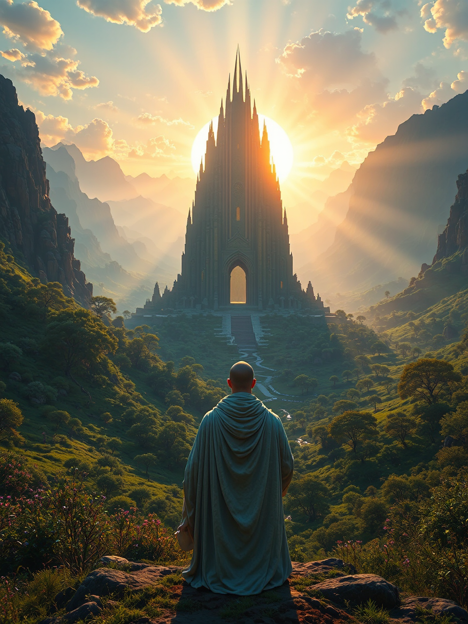 Cosmic monk in fantasy