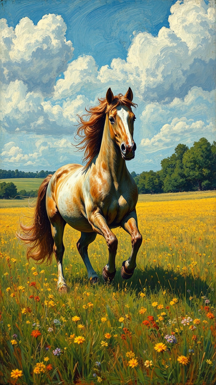 A Swedish horse in