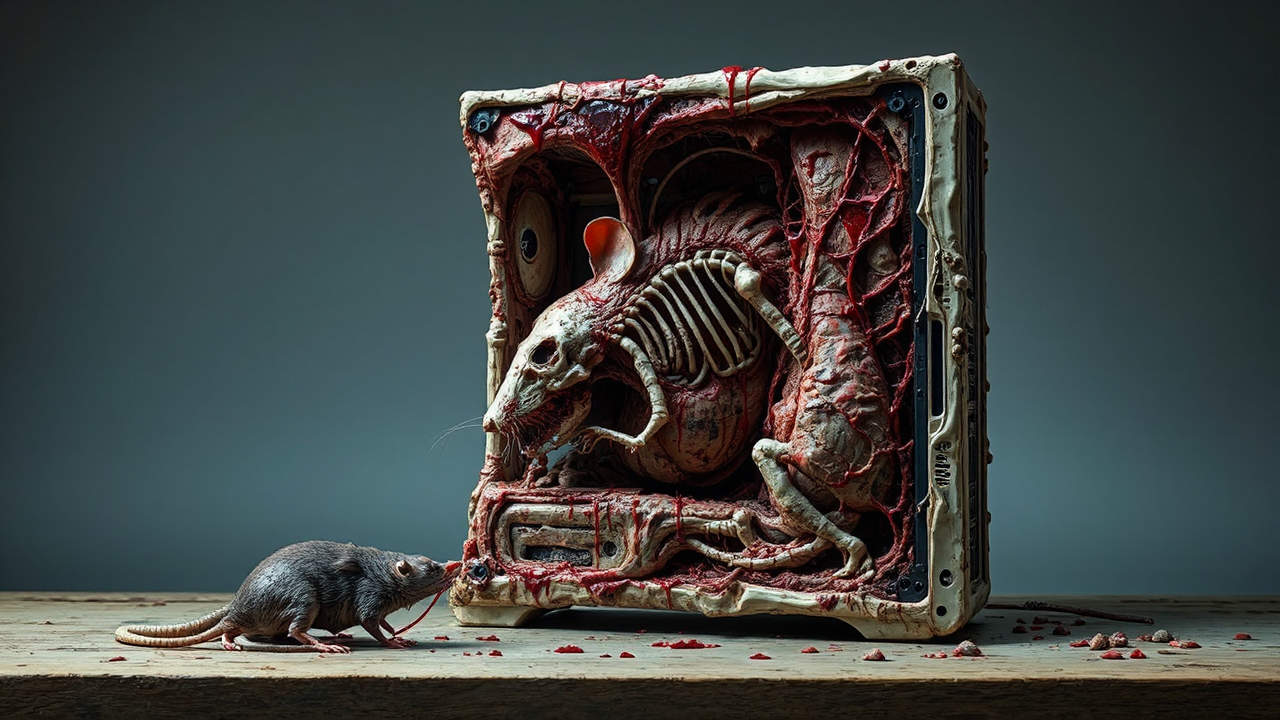 A grotesque gaming PC