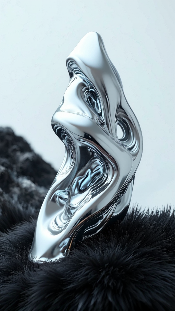 Hyperfuturistic liquid metal 3D