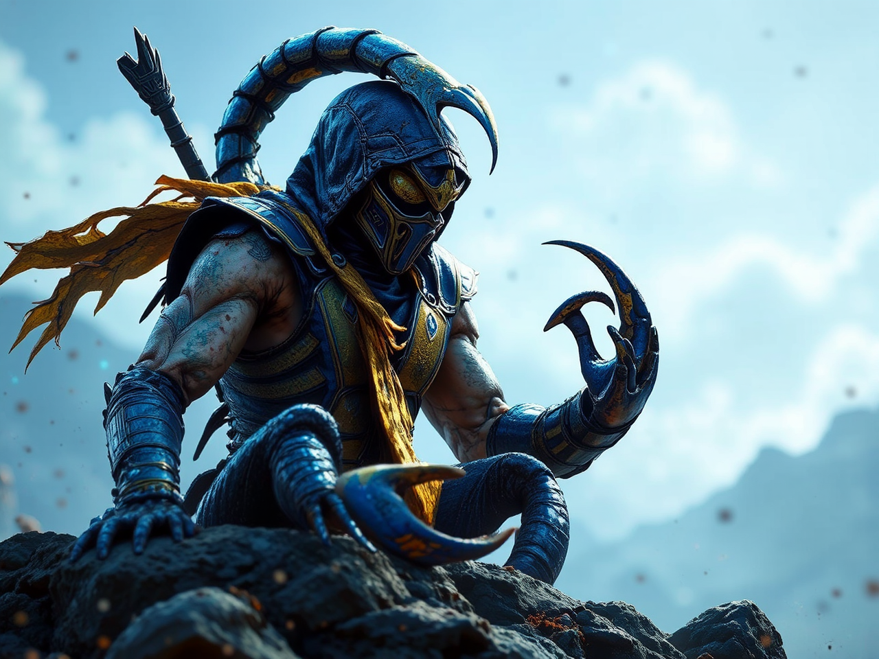 Blue Scorpion from Mortal