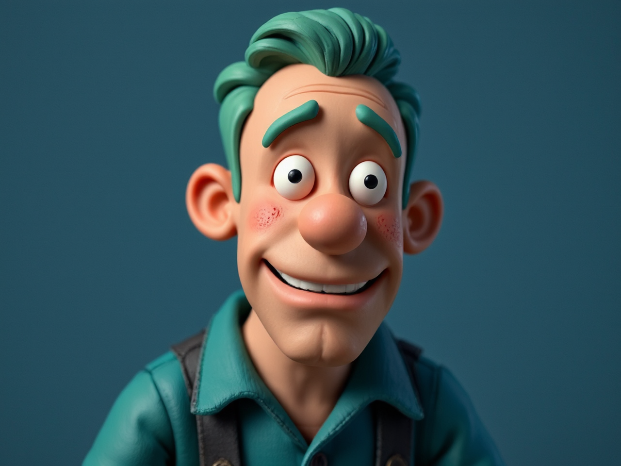 Puppets created from clay