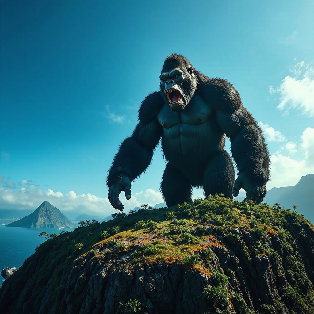 Gigantic King Kong on