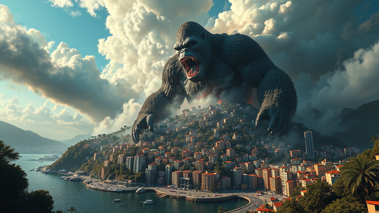 King Kong destroys Funchal