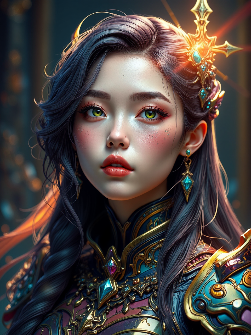 Lawful good female holy