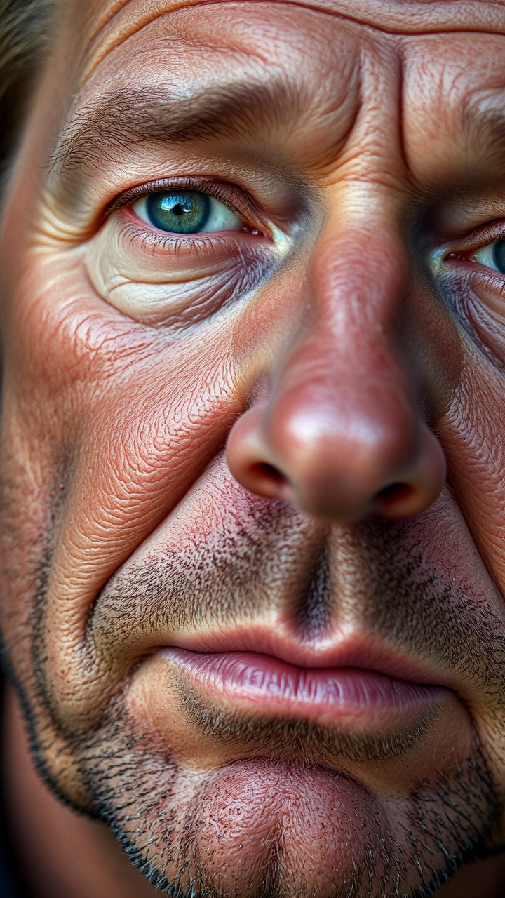 Highly detailed close-up of