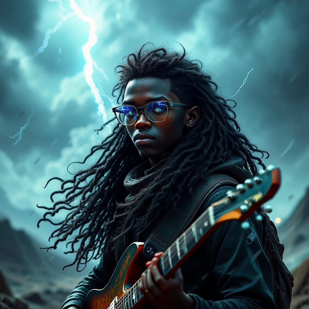 Young black man with