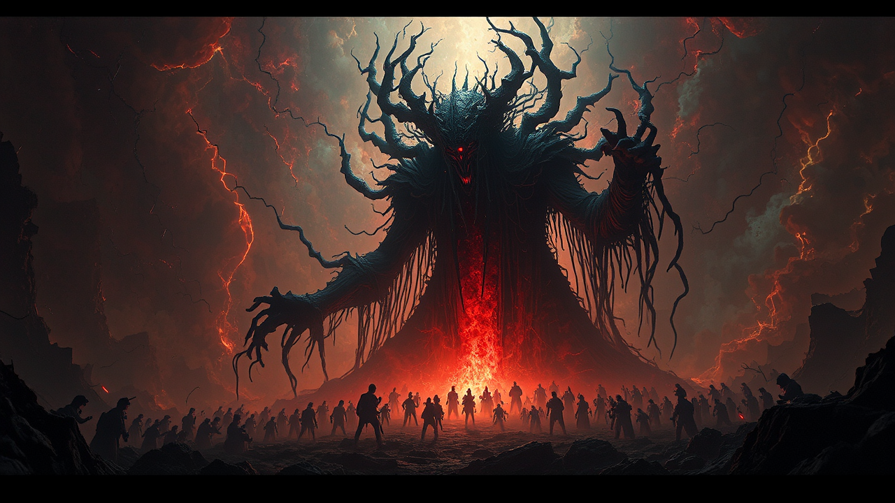 Cosmic entity devours souls