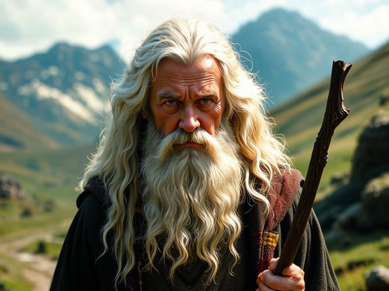 Gandalf as Hogwarts Gryffindor