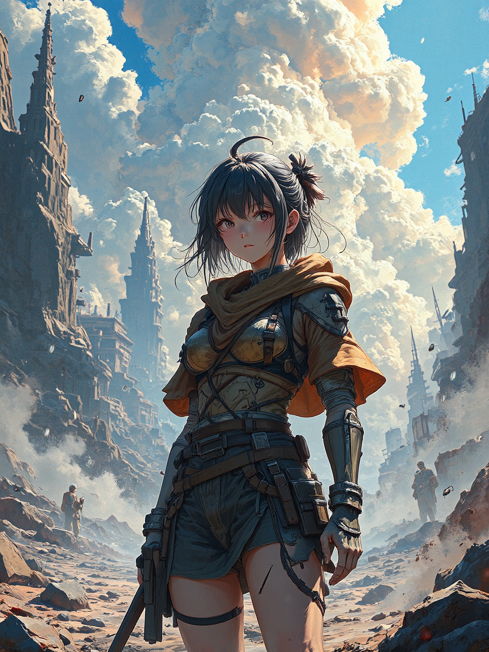 Ruins of a devastated