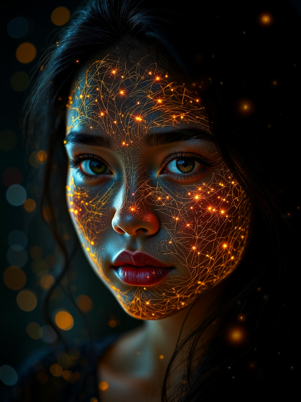 Mila Kunis's face in