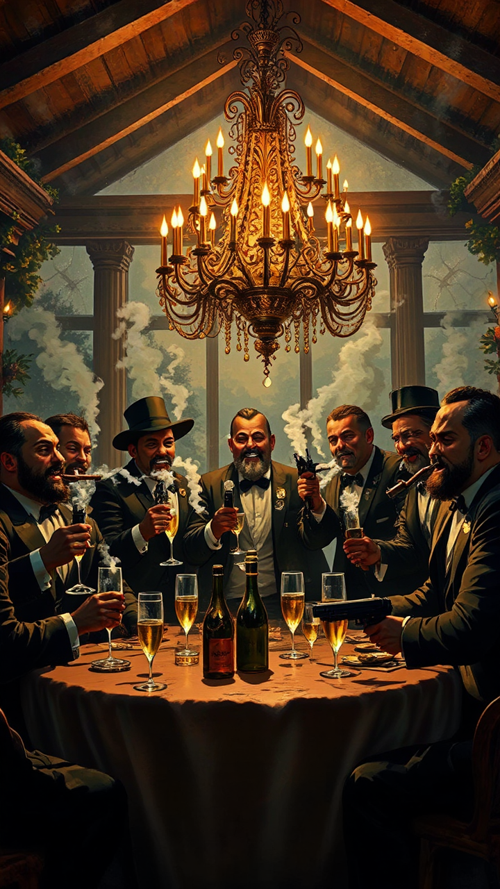 Mafia family celebrates with