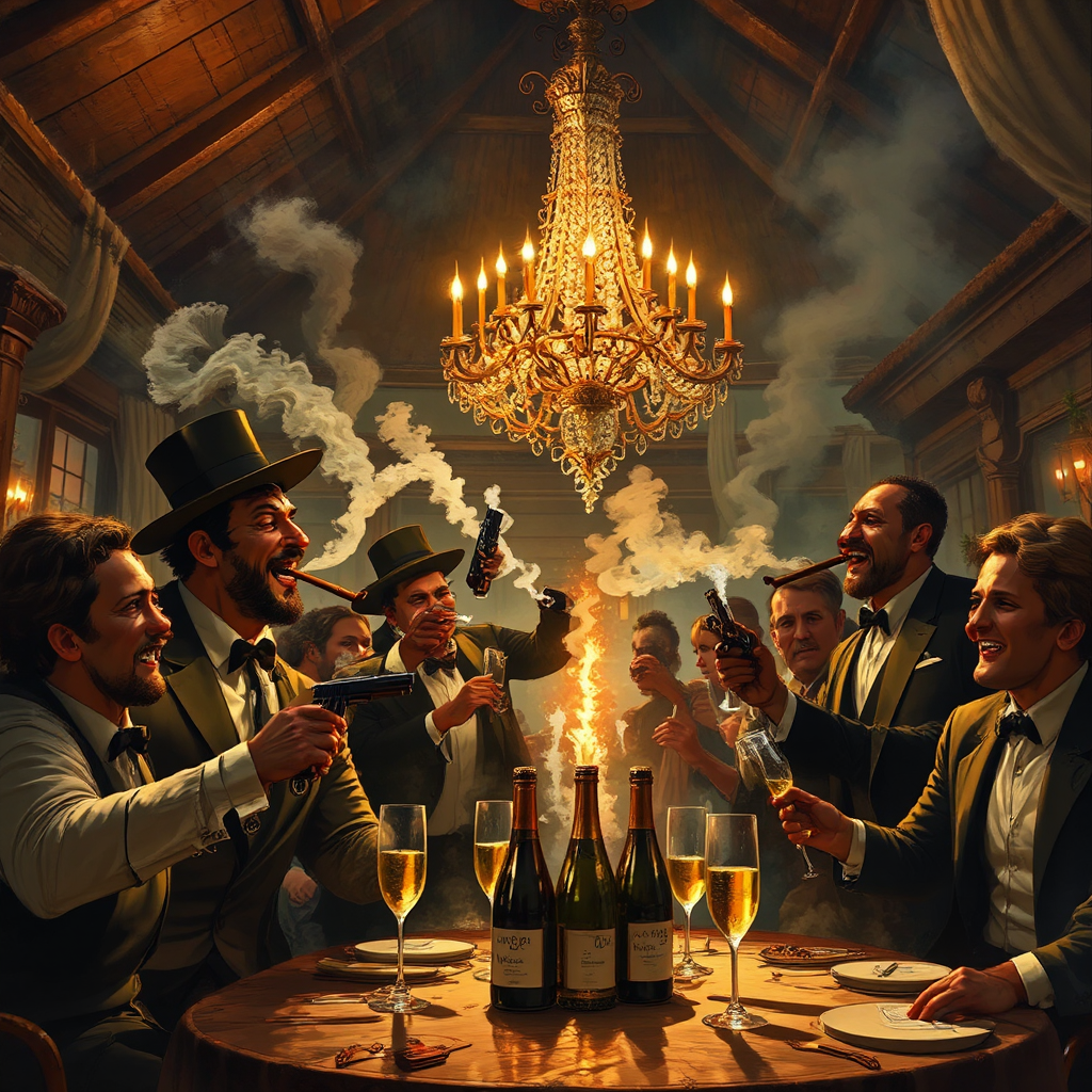 Mafia family celebrates with