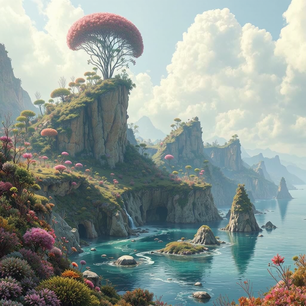 Science Fiction Landscape with