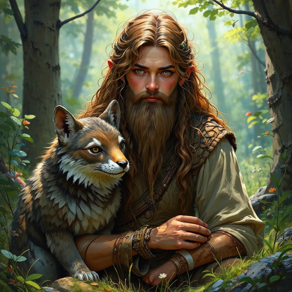 Portrait of a druid