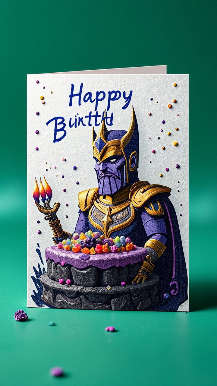 Thanos character on a