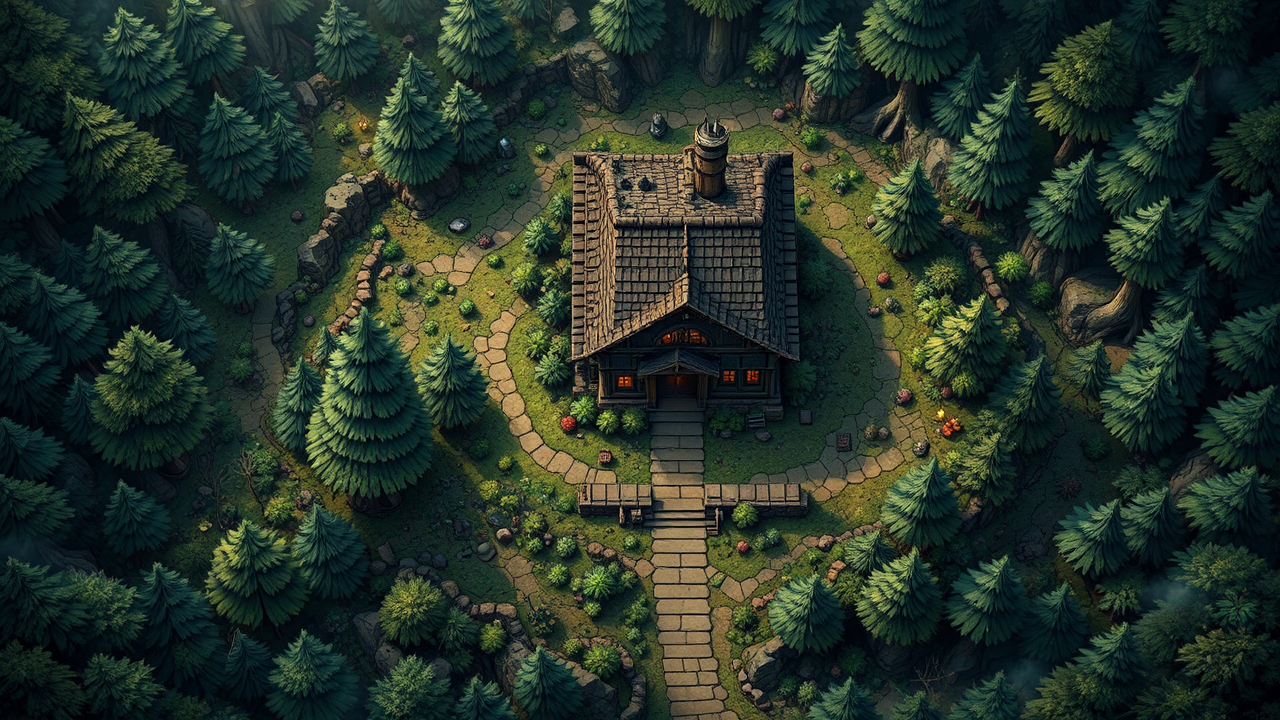 Dungeons & Dragons forest