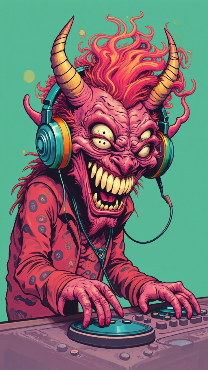 Laughing demon rocks to