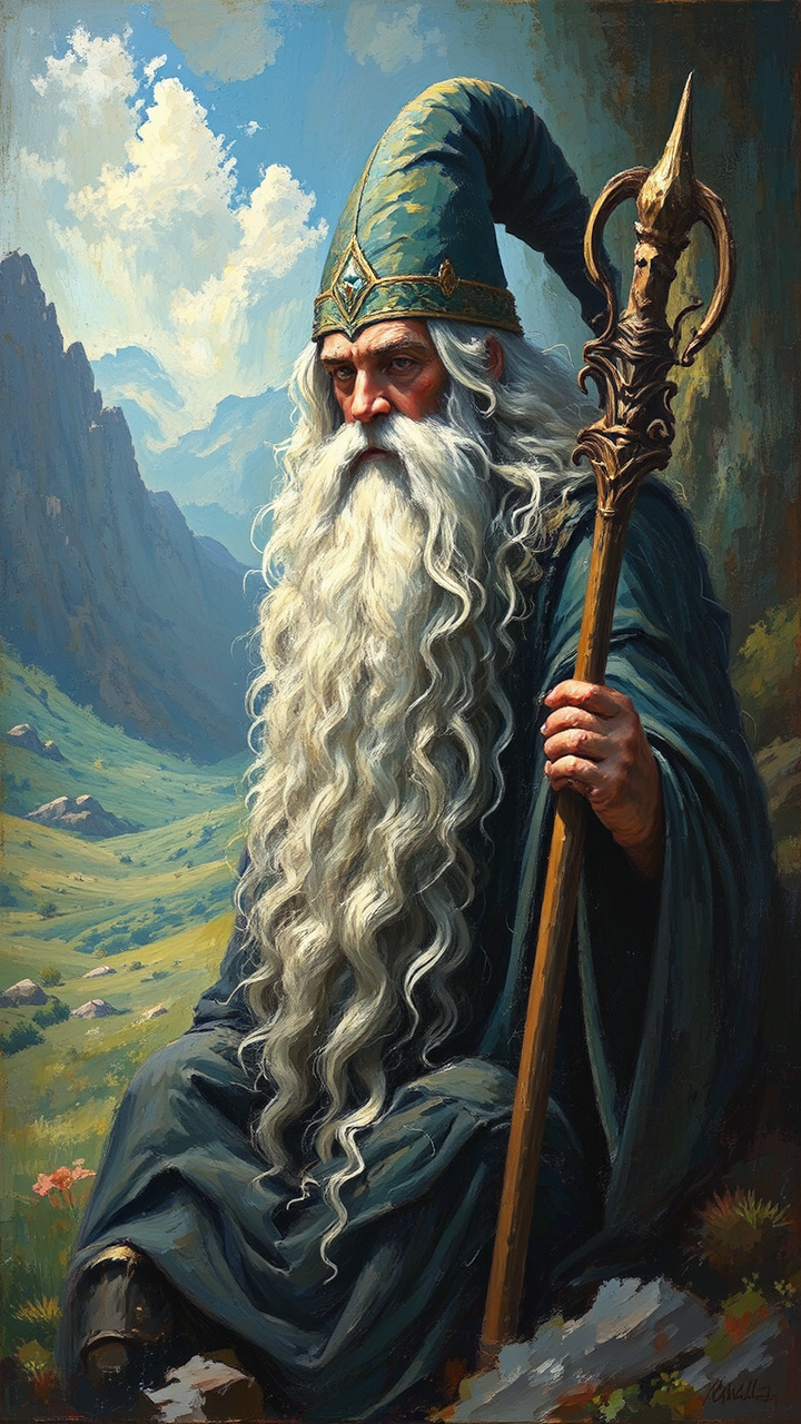 Gandalf depicted as a