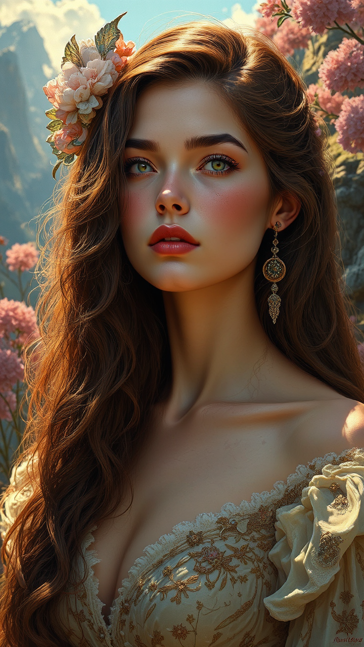 A highly detailed portrait