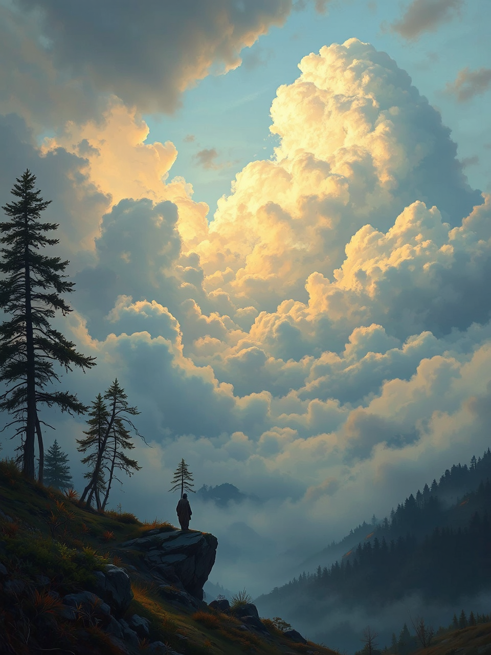 Northern landscape with low