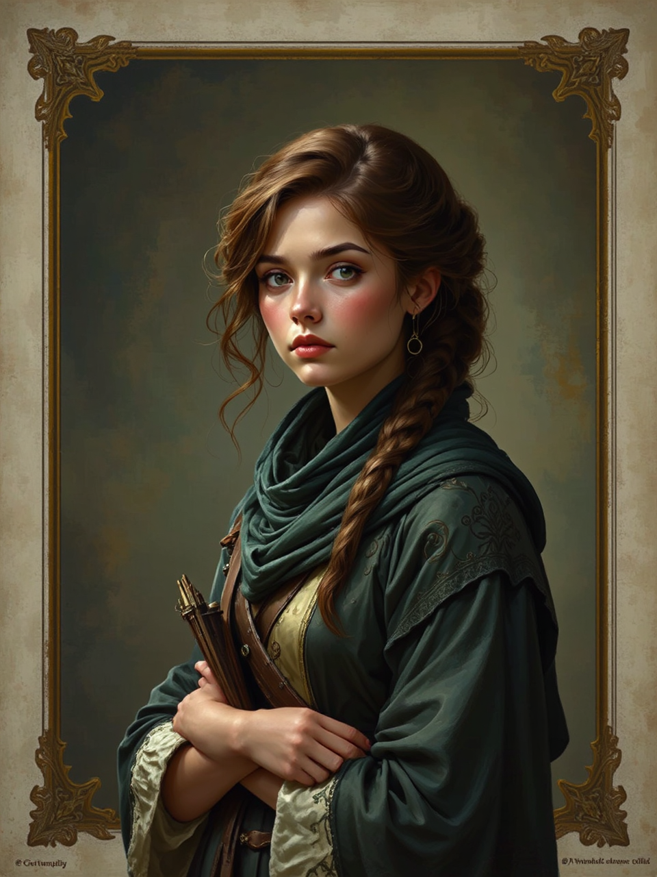 Young woman in fantasy