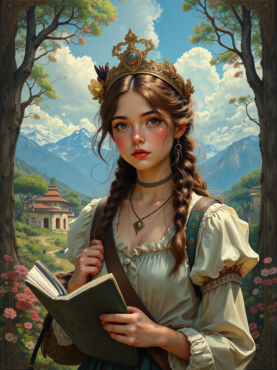 Portrait of a teenage