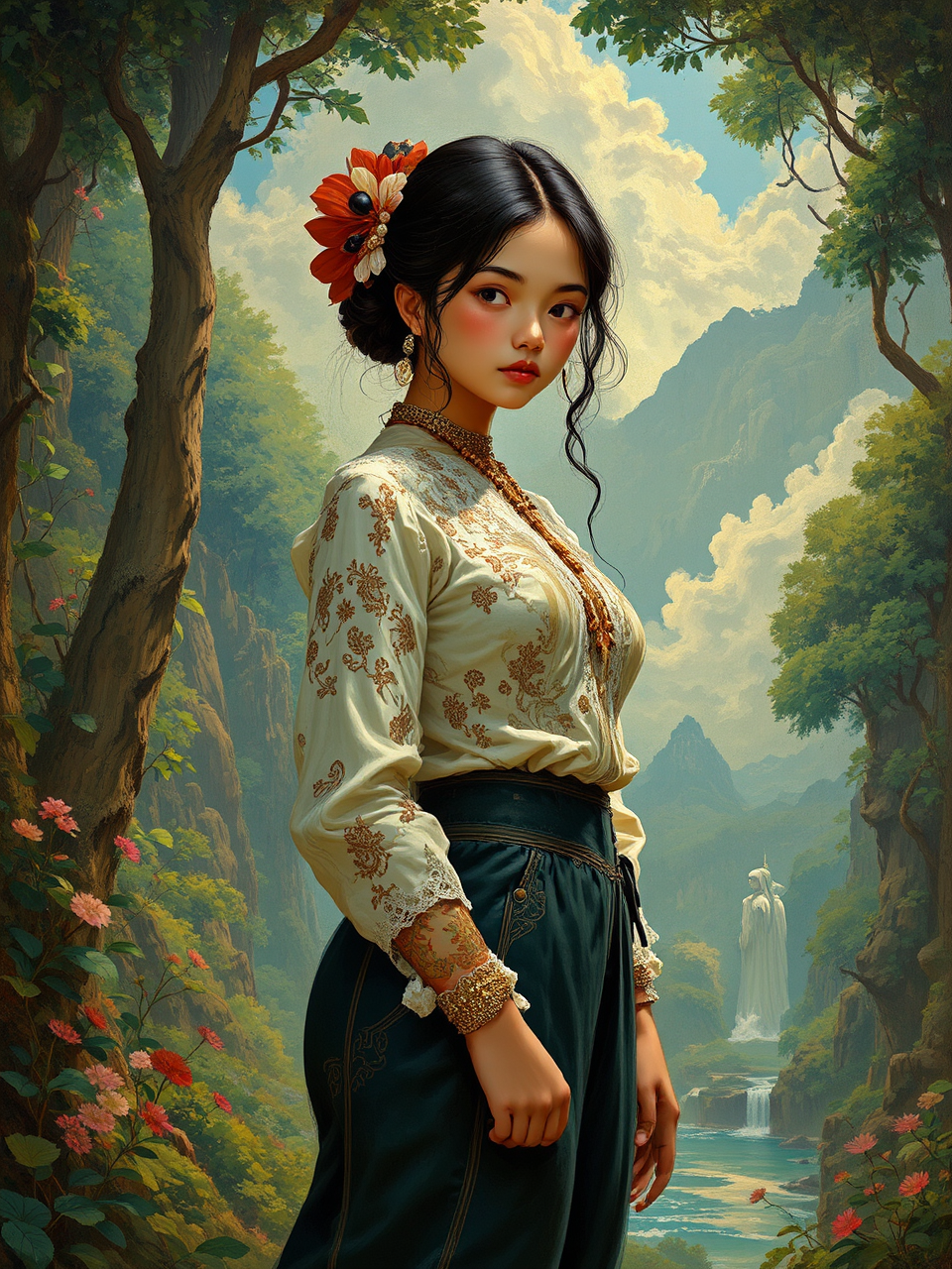 Girl in Jodhpurs with