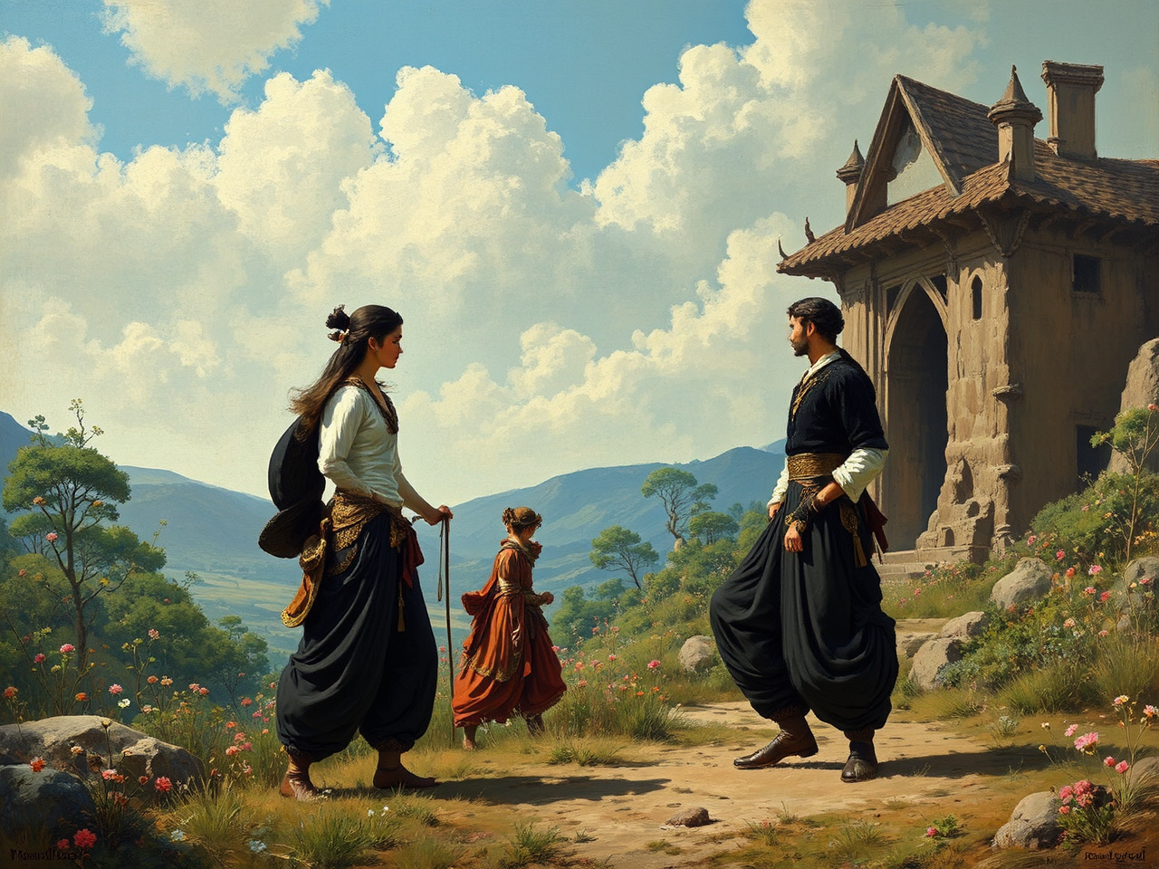 Man in black jodhpur