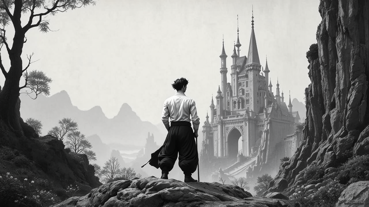 Black and white jodhpurs.