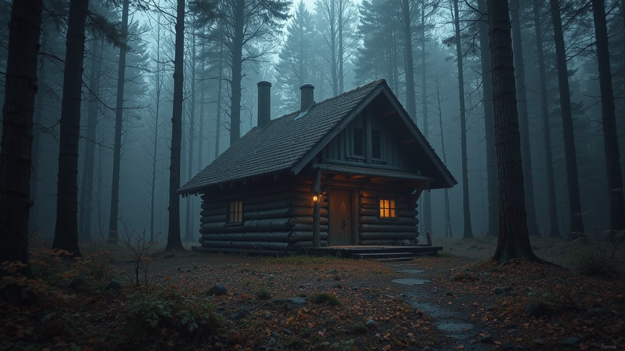 A cabin deep within