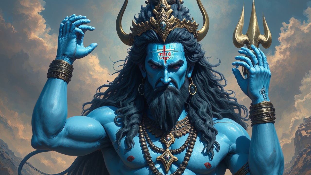 Shiva with four ultra