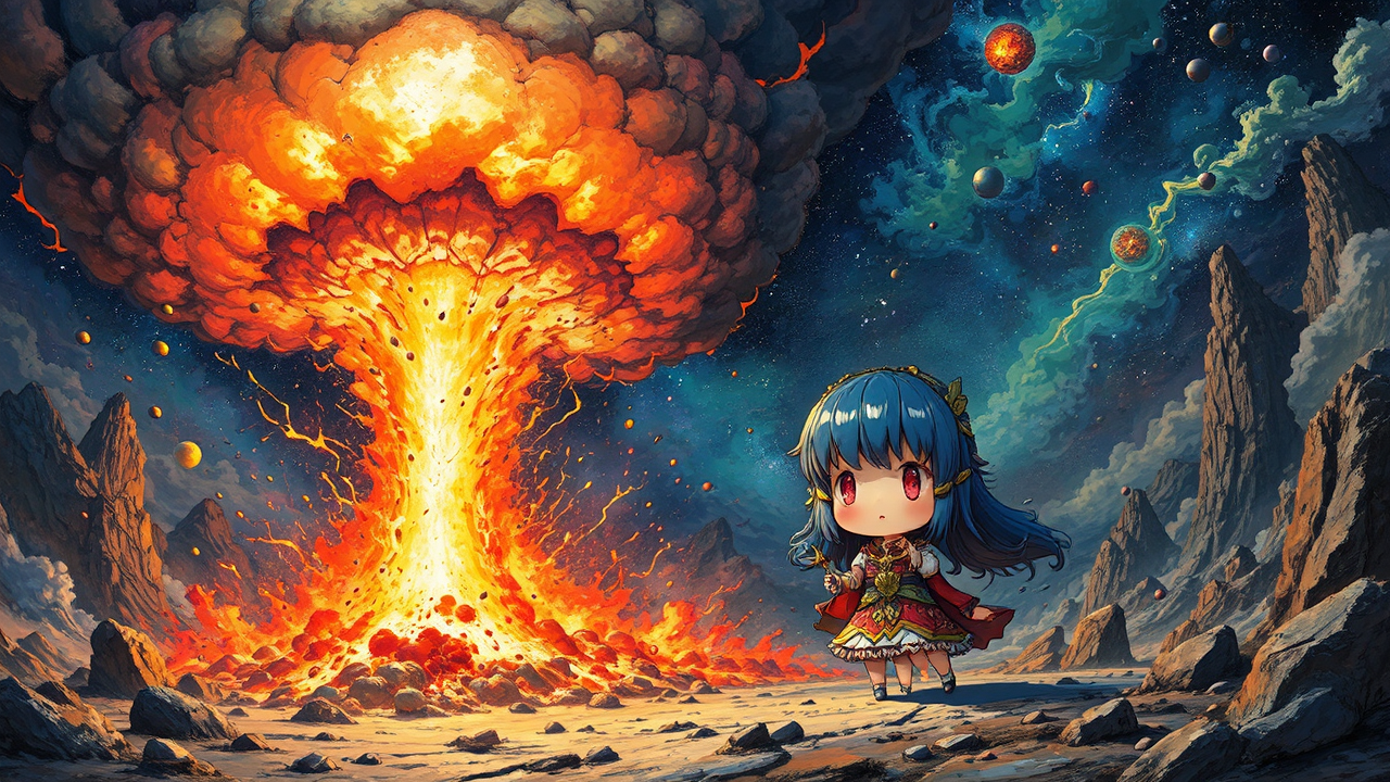 Nuclear explosion in chibi