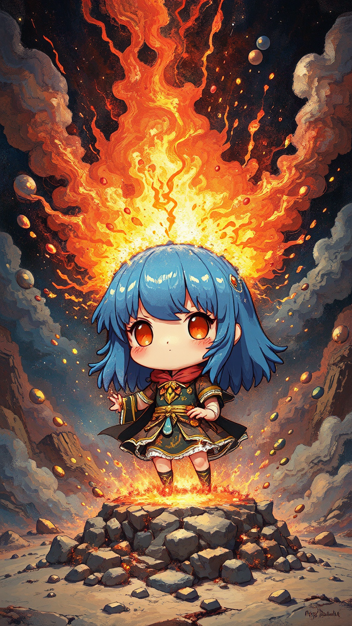 Megumin casts a nuclear