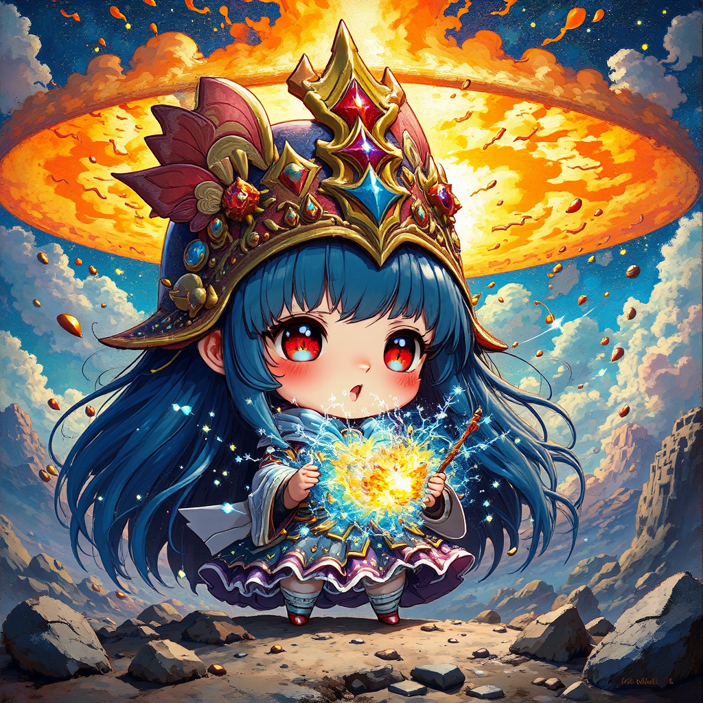 Megumin casts a nuclear