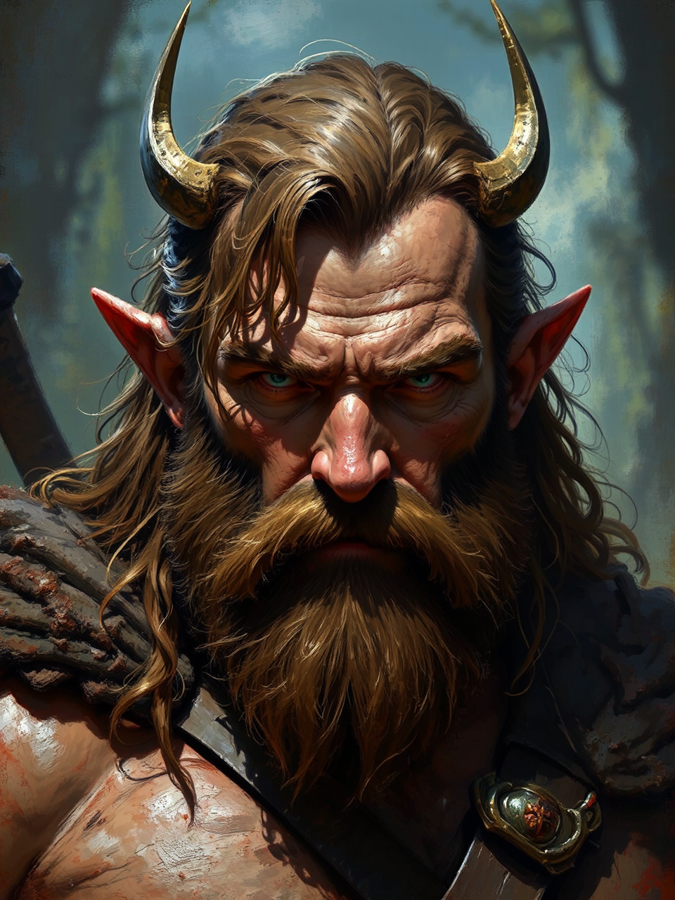 Ultrafine detailed painting of