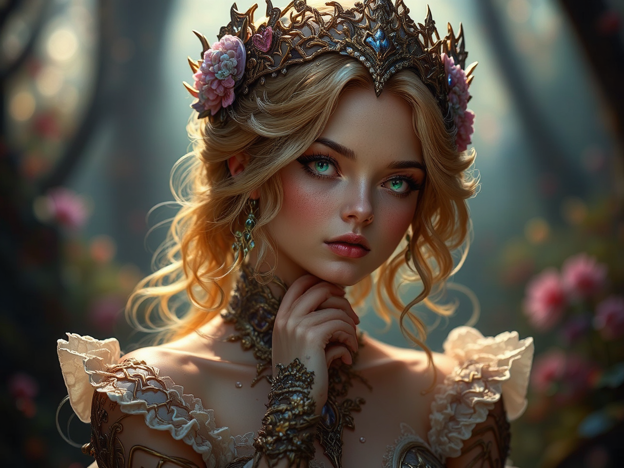 Fantasy artwork with high